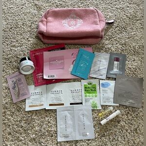 Beauty Sampler with free Makeup Bag